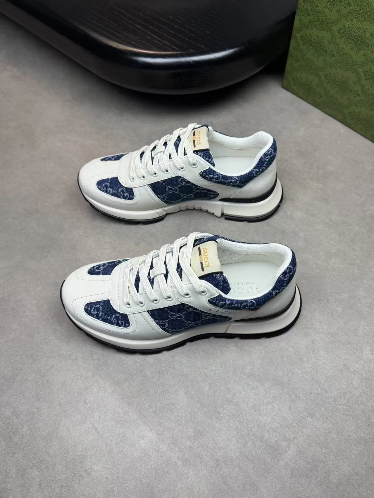 Men's Men's Shoes 💰460 [New Style] 🎍🎍New Style Gucci - Men's Shoes GUCCI [Lightning] The latest shoes are shipped. Original quality, fashionable, made of special materials, sheepskin lining, brand new packaging. The foot feels super comfortable and the workmanship is impeccable. Size: 38-45
